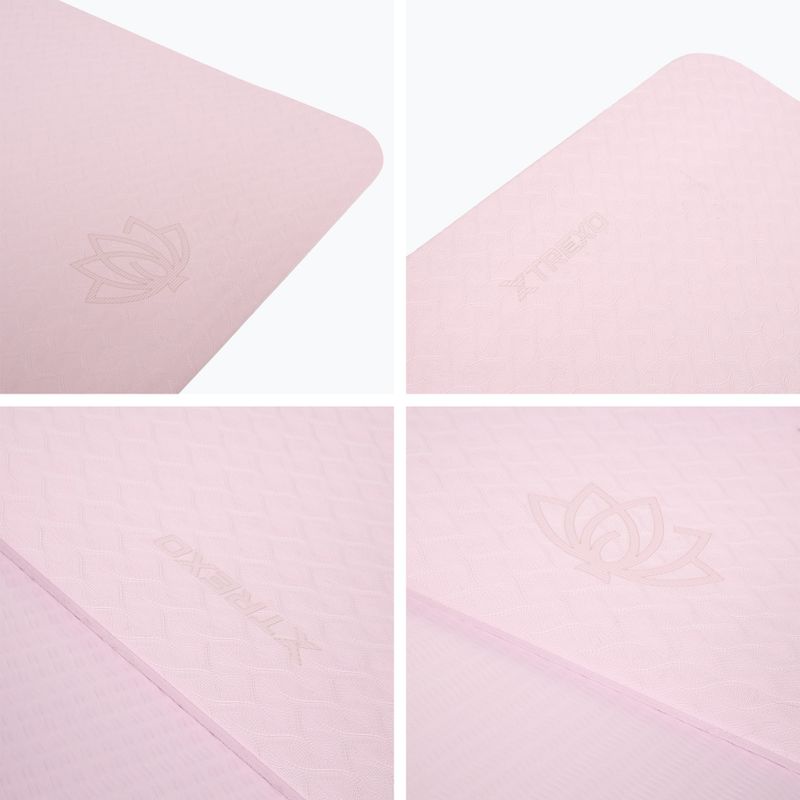Tappetino fitness XTREXO comfort 10 mm TXO-B4Z003-VT light pink 4