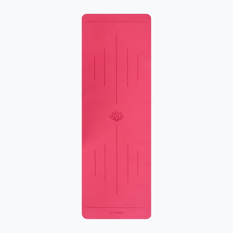 Tappetino fitness TREXO TXO-B4Z002-PK 6 mm rosa 2