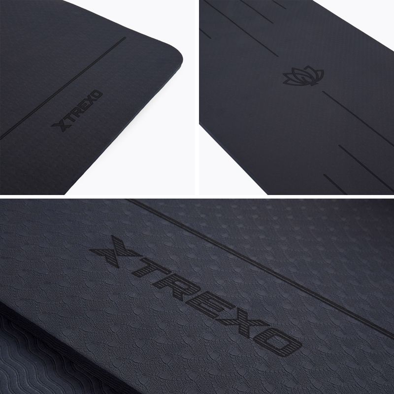 Tappetino fitness TREXO TXO-B4Z002-CH 6 mm grafite 4