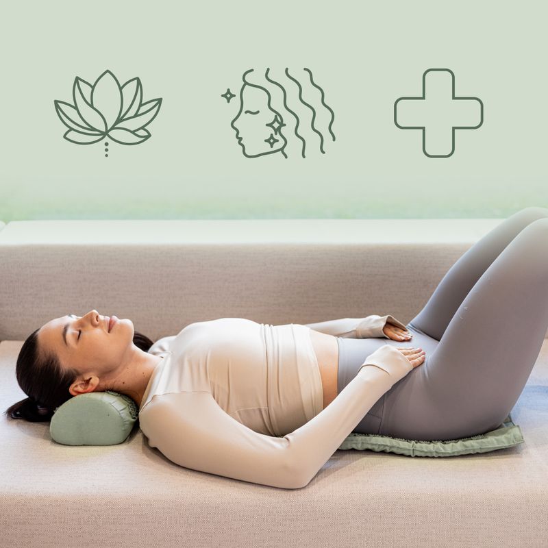 Tappeto per agopressione XTREXO con cuscino TXO-B4Z004-GN verde 8