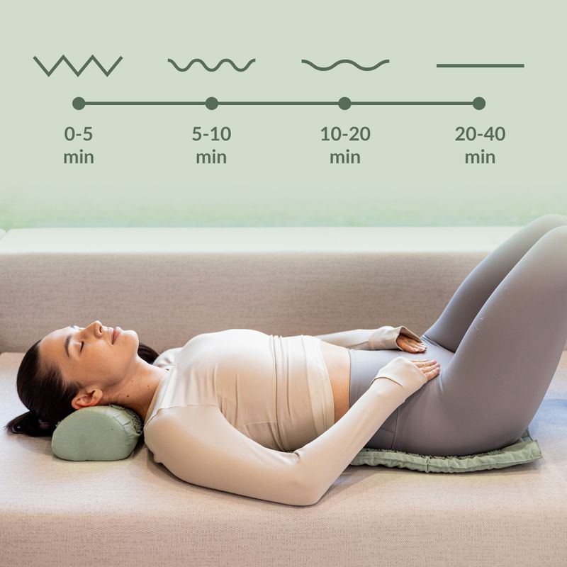 Tappeto per agopressione XTREXO con cuscino TXO-B4Z004-GN verde 11