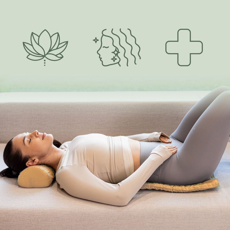 Tappeto per agopressione XTREXO con cuscino TXO-B4Z004-BZ marrone 8