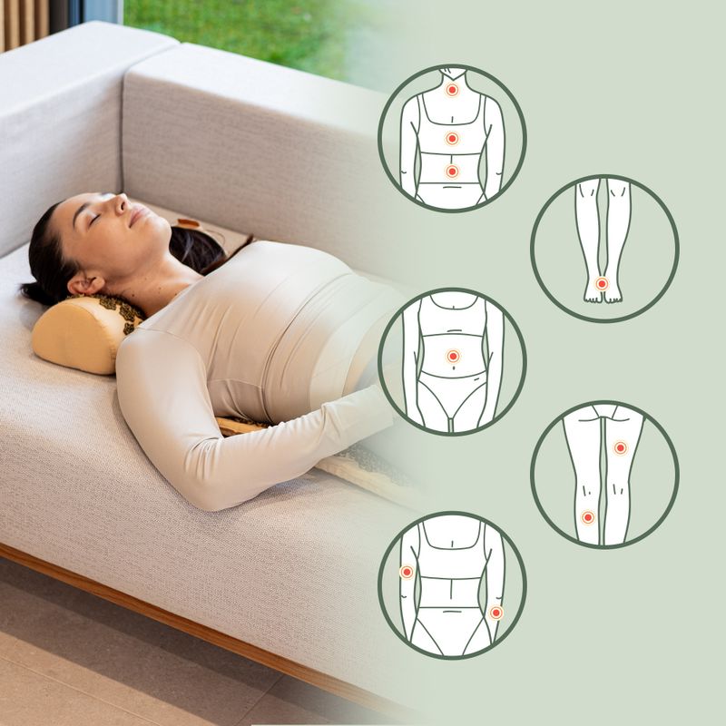 Tappeto per agopressione XTREXO con cuscino TXO-B4Z004-BZ marrone 10