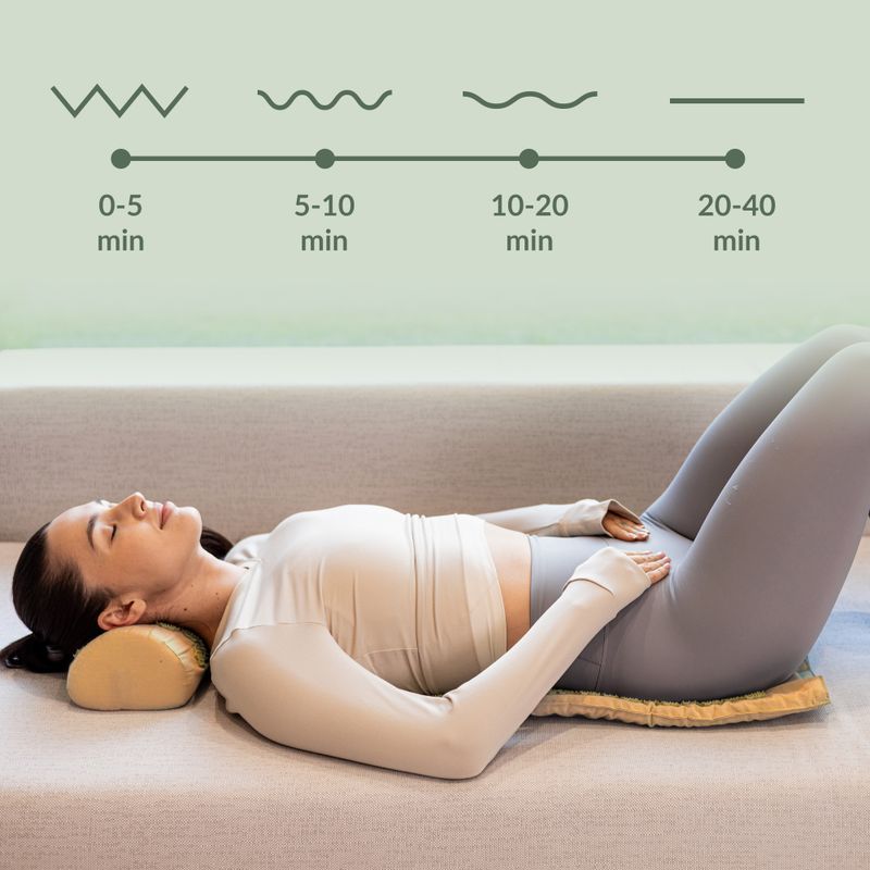 Tappeto per agopressione XTREXO con cuscino TXO-B4Z004-BZ marrone 11