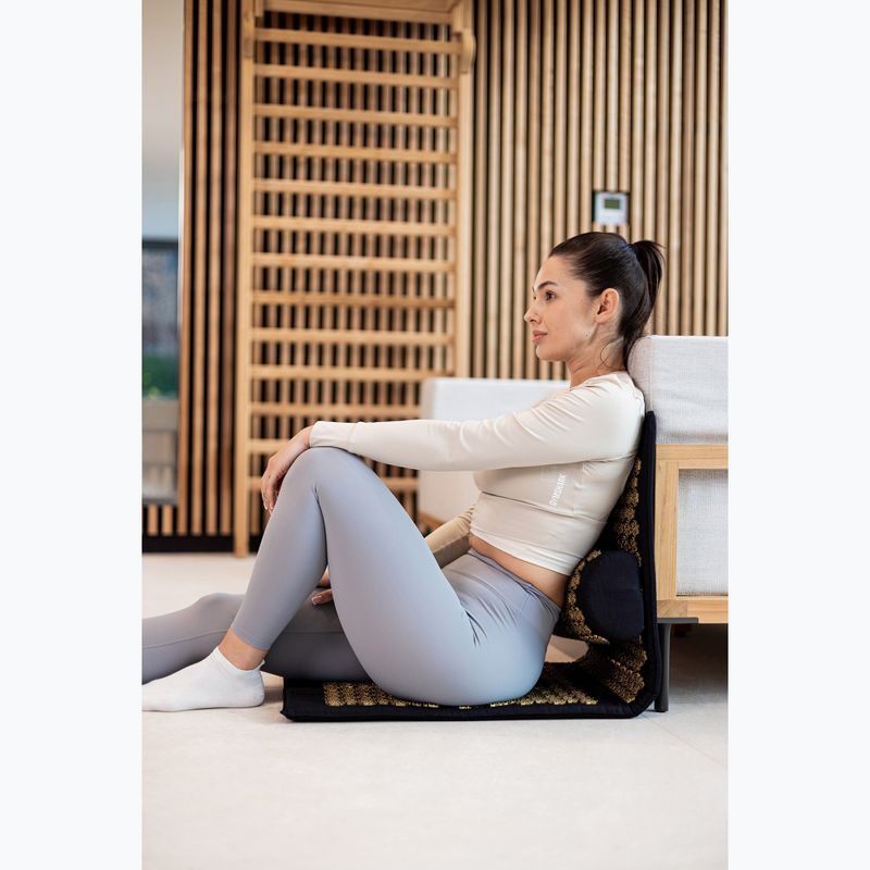 Tappeto per agopressione XTREXO grande con cuscino TXO-B4Z005-BK nero 13