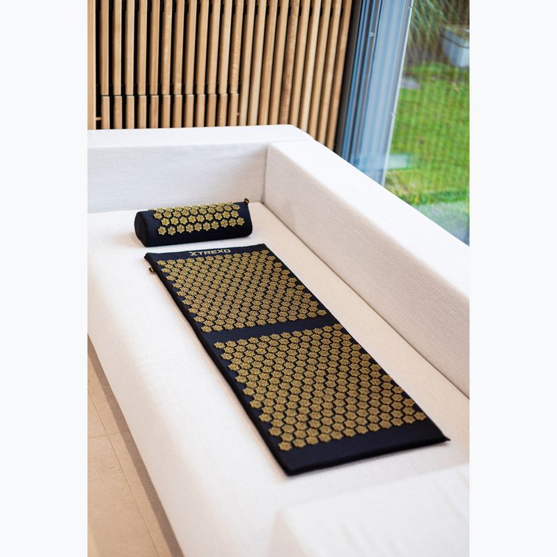 Tappeto per agopressione XTREXO grande con cuscino TXO-B4Z005-BK nero 14