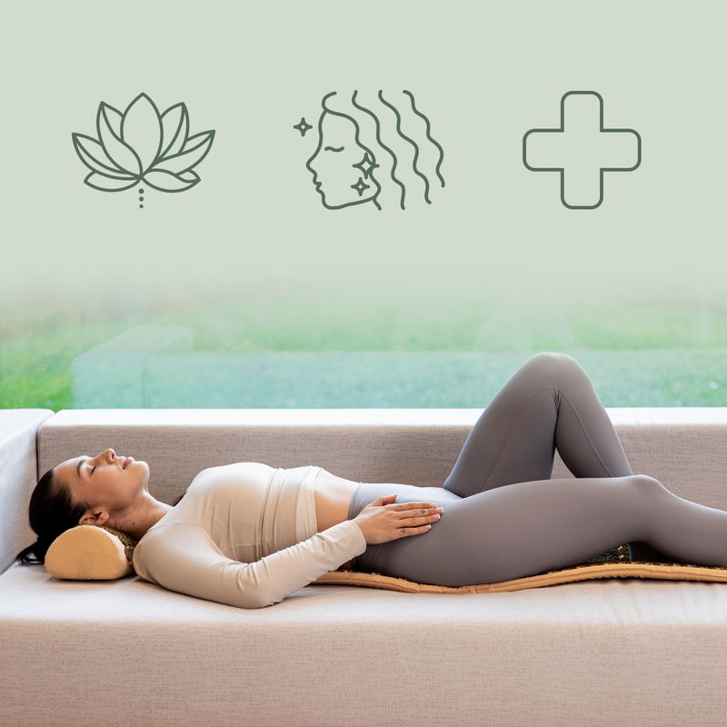 Tappeto per agopressione XTREXO grande con cuscino TXO-B4Z005-BZ marrone 8