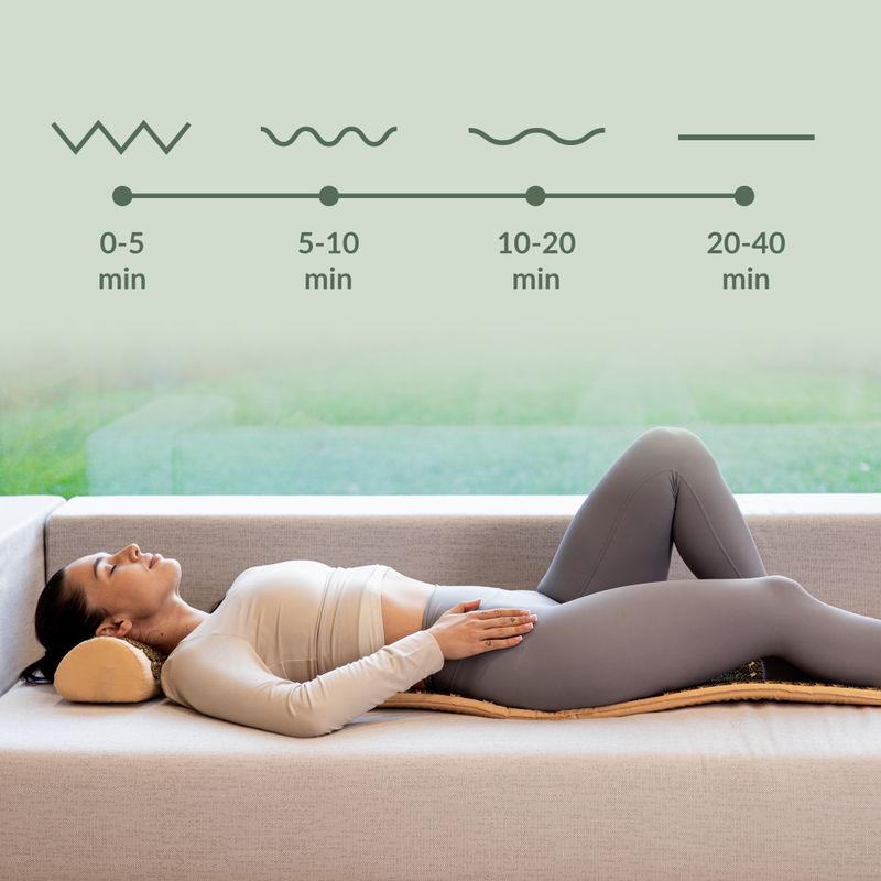 Tappeto per agopressione XTREXO grande con cuscino TXO-B4Z005-BZ marrone 11