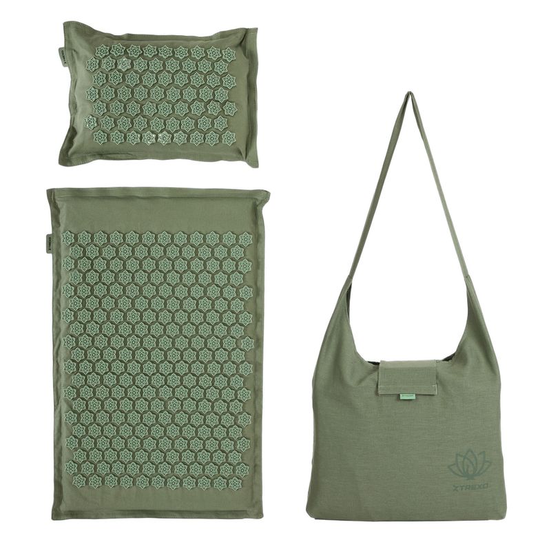 Tappeto per agopressione TREXO ECO con cuscino TXO-B4Z006-GN verde 14