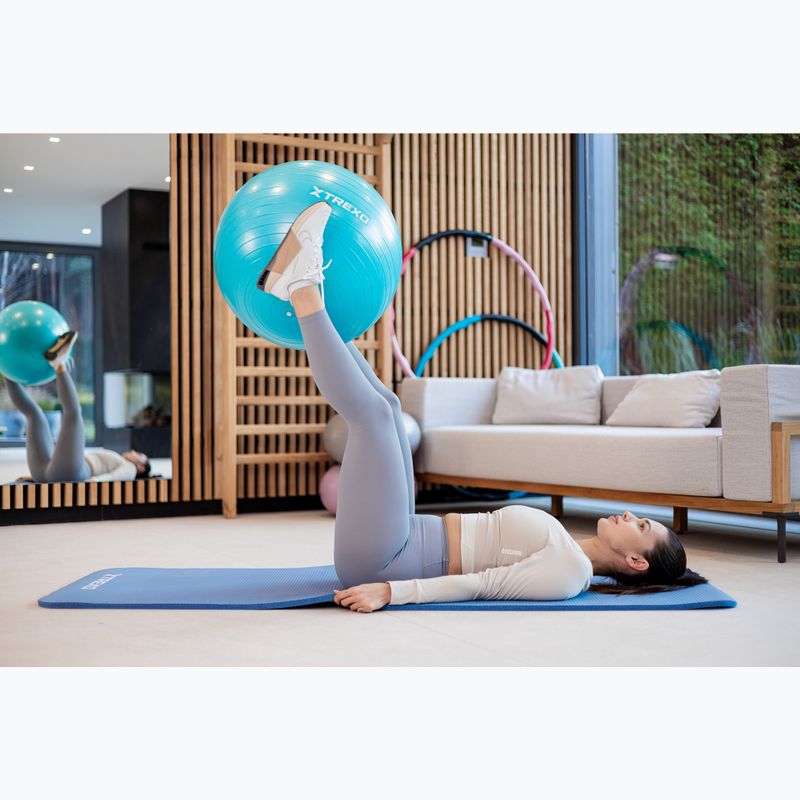 Gymball XTREXO TXO-B4Z007-GN 55 cm turchese 4