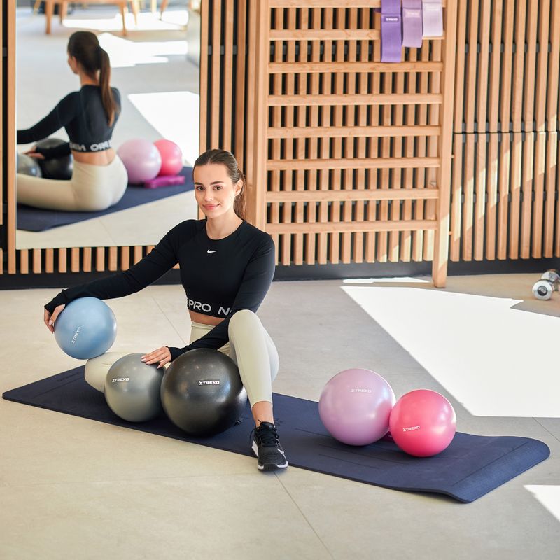 XTREXO mini palla da ginnastica TXO-B4Z011-BK 25 cm nero 4