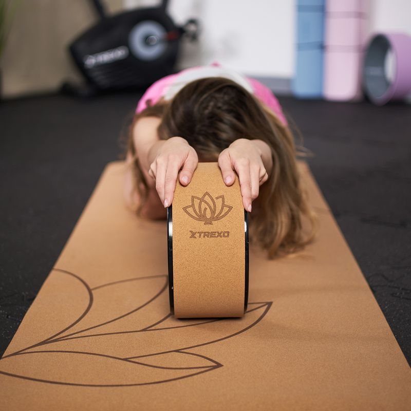 TREXO cerchio da yoga in sughero TXO-B4Z024-NC naturale 5