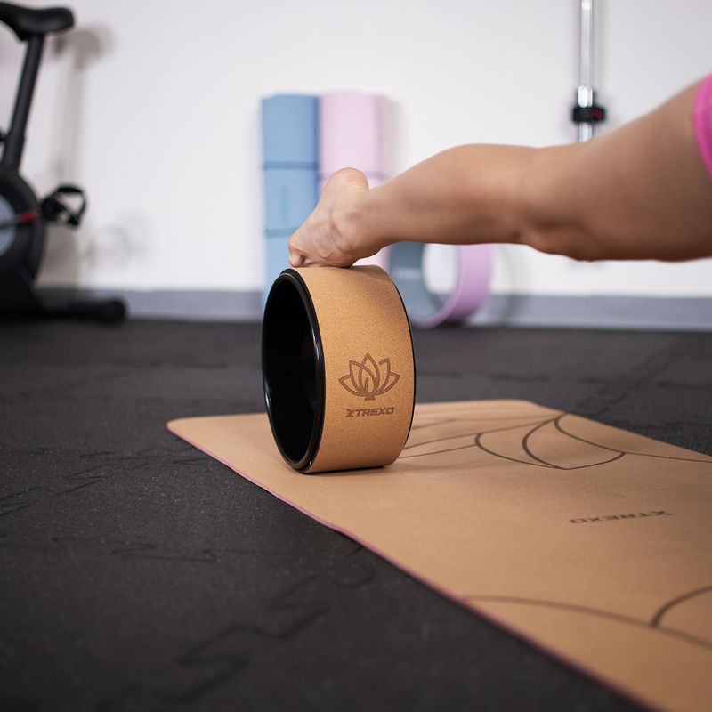 XTREXO cerchio da yoga in sughero TXO-B4Z024-NC naturale 7