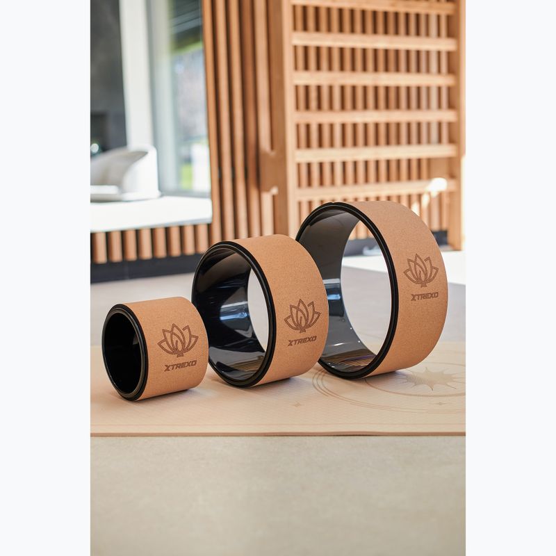 XTREXO cerchio da yoga in sughero TXO-B4Z025-NC naturale 3