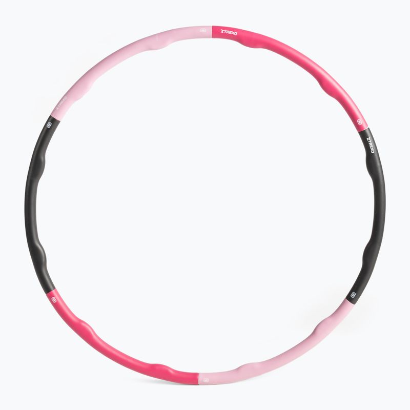 TREXO hula hoop massaggiante TXO-B4Z035-PK rosa 2