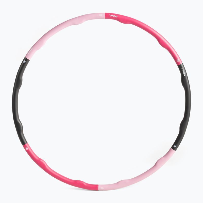 XTREXO hula hoop massaggiante TXO-B4Z035-PK rosa
