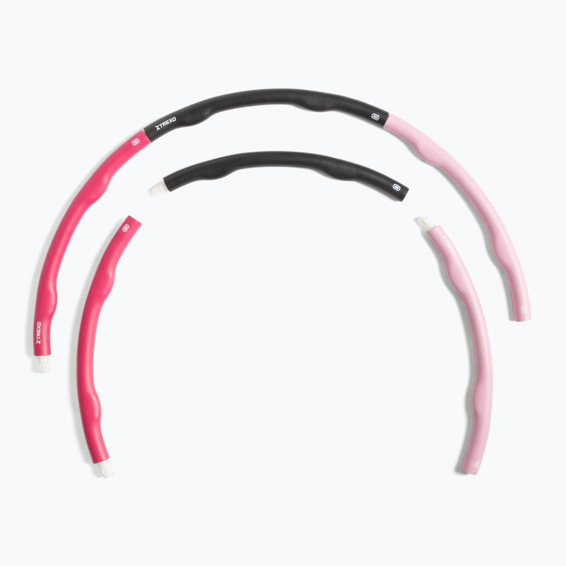 XTREXO hula hoop massaggiante TXO-B4Z035-PK rosa 3