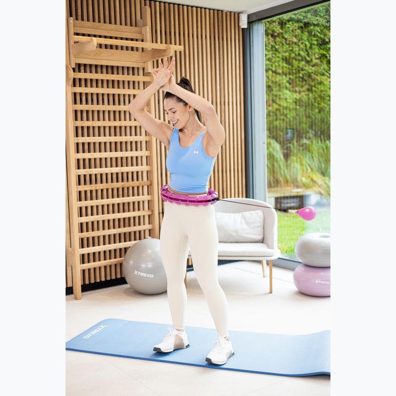 XTREXO TXO-B4Z036-VT hula hoop con peso viola 4