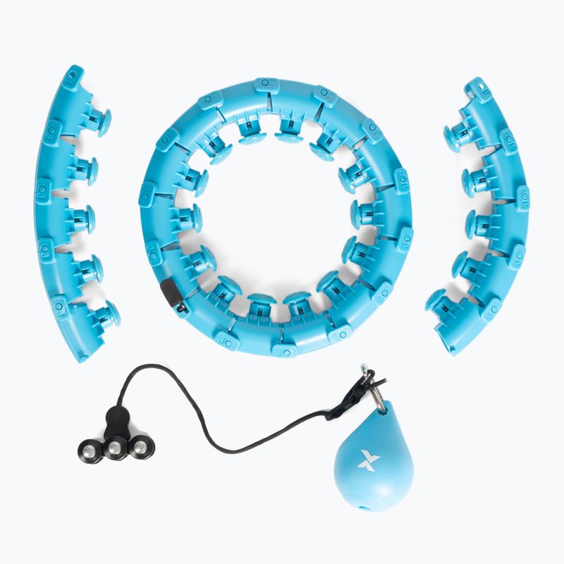 XTREXO hula hoop con peso TXO-B4Z036-GN blu 3