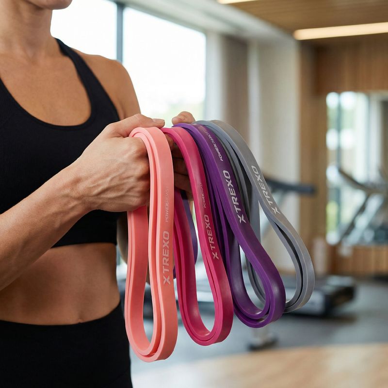 XTREXO TXO-B4Z046-ALL set di gomma resistente multicolore 3