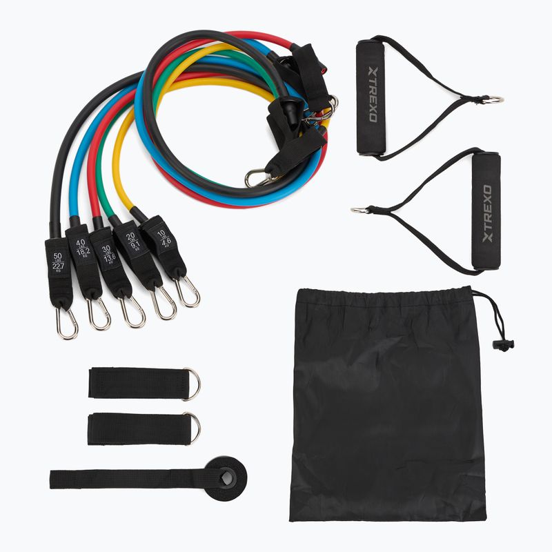 Set di espansori in gomma TREXO TXO-B4Z055-ALL multicolore