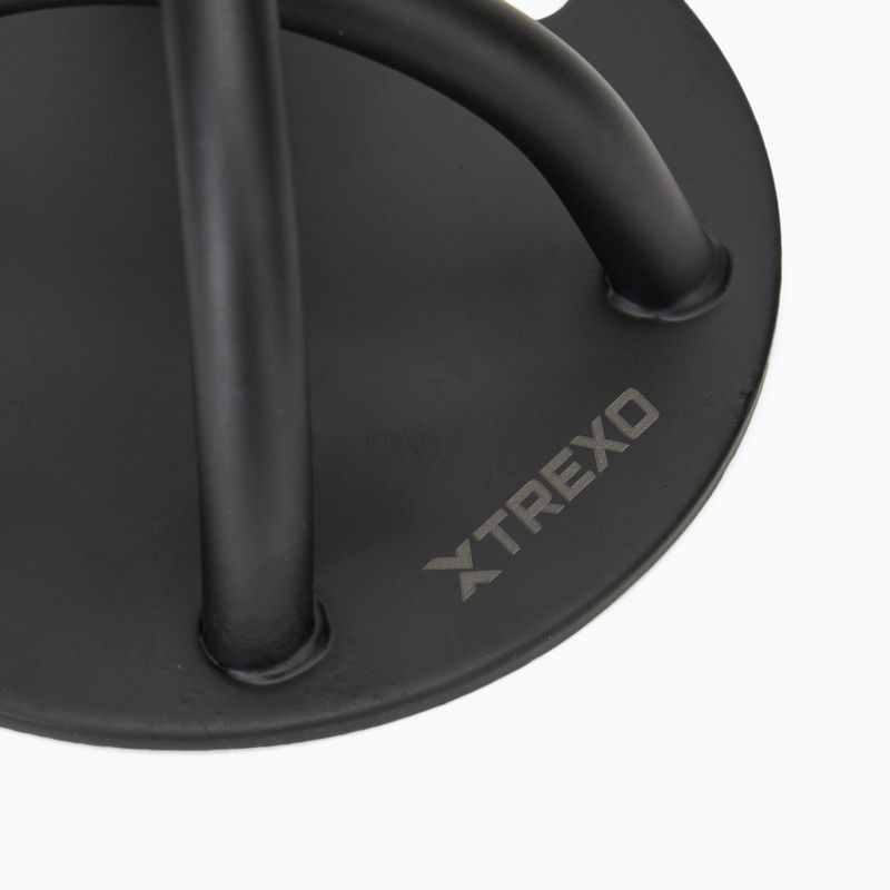 Supporto a parete per bande da ginnastica TREXO TXO-B4Z064-BK nero 2