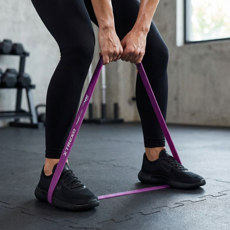 XTREXO nastro riabilitativo TXO-B4Z070-VT 5-9 kg viola 3