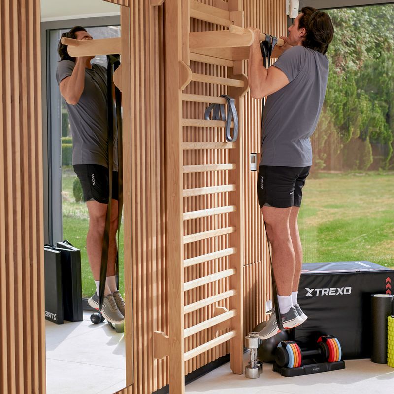 XTREXO nastro riabilitativo TXO-B4Z072-BK 12-15 kg nero 7