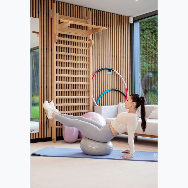 XTREXO Ciambella Gymball TXO-B4Z073-GY 50 cm grigio 3