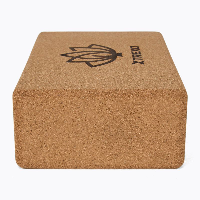 Cubo yoga in sughero XTREXO TXO-B4Z077-NC naturale 4