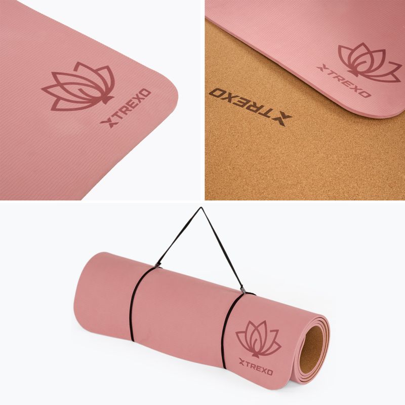 XTREXO tappetino yoga in sughero TXO-B4Z083-NC 6 mm naturale 6