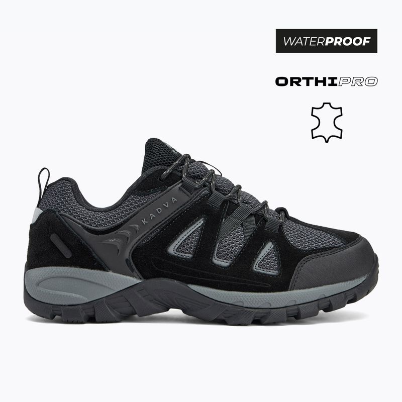 Scarpe da trekking uomo KADVA Traver Low WaterProof nere 4
