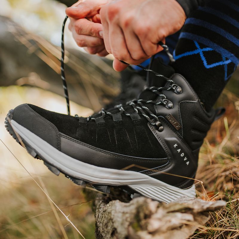 Scarpe da trekking da uomo KADVA Ascent Mid WaterProof nere 4