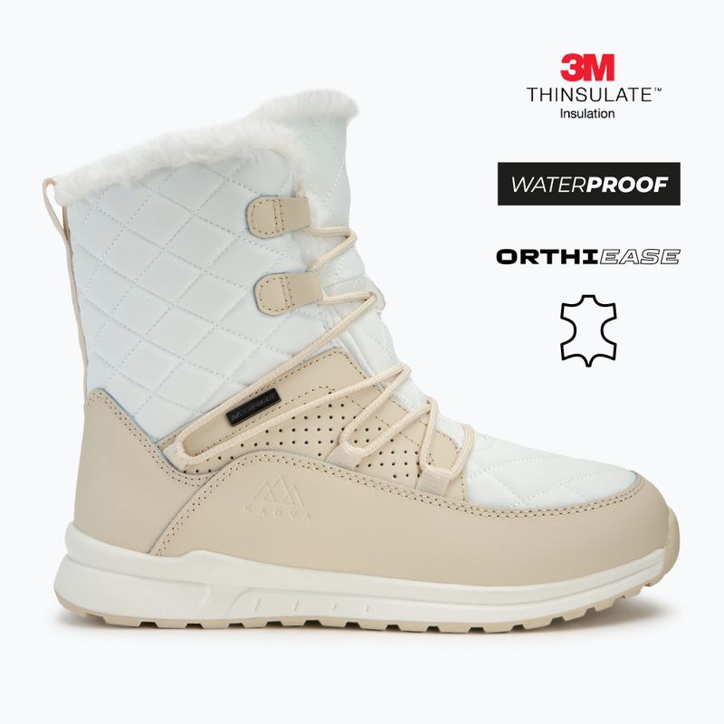 Stivali da neve isolati da donna KADVA Summit Mid WaterProof 3M Thinsulate bianco 2