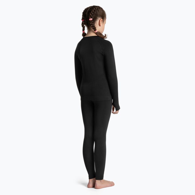 OneTeam Achill Jr Set di intimo termico per bambini nero 10