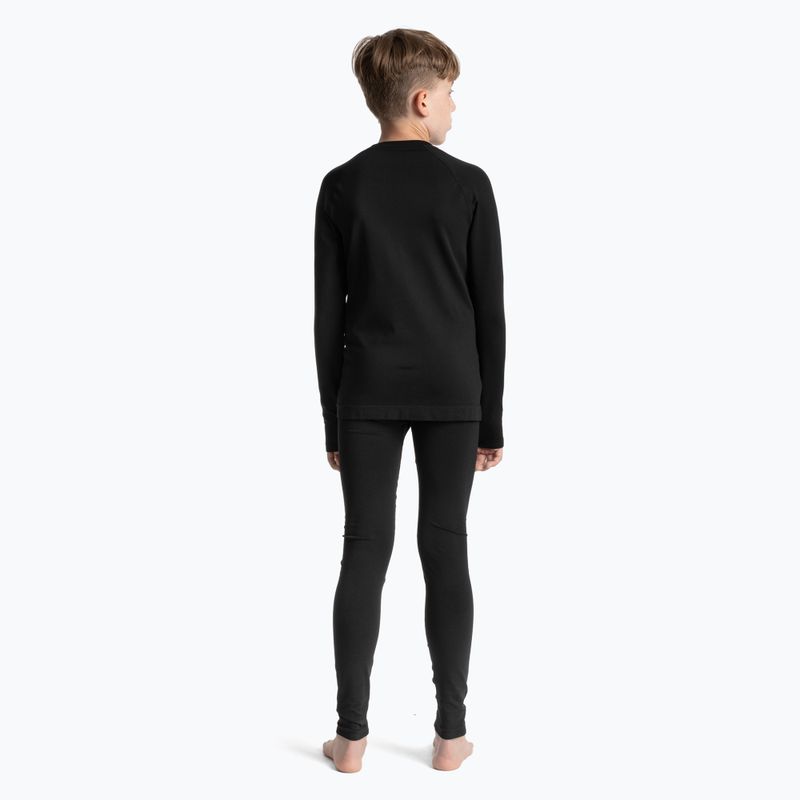 OneTeam Achill Jr Set di intimo termico per bambini nero 19