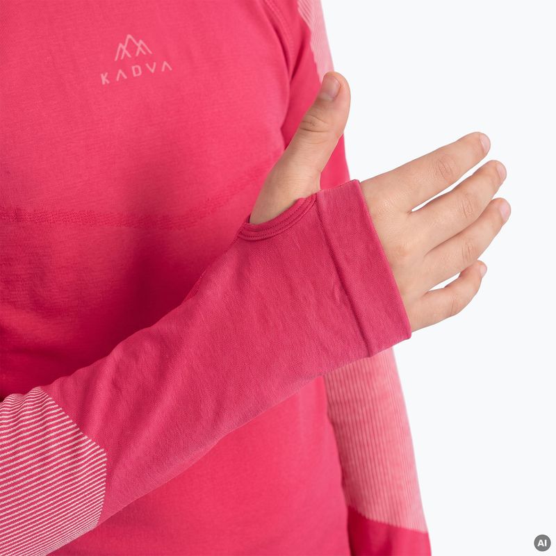 Completo di biancheria intima termica per bambini KADVA Frosty Jrg Set senza cuciture rosa 3