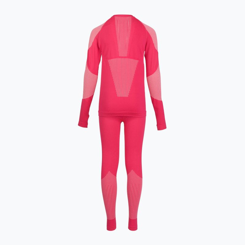 Completo di biancheria intima termica per bambini KADVA Frosty Jrg Set senza cuciture rosa 2