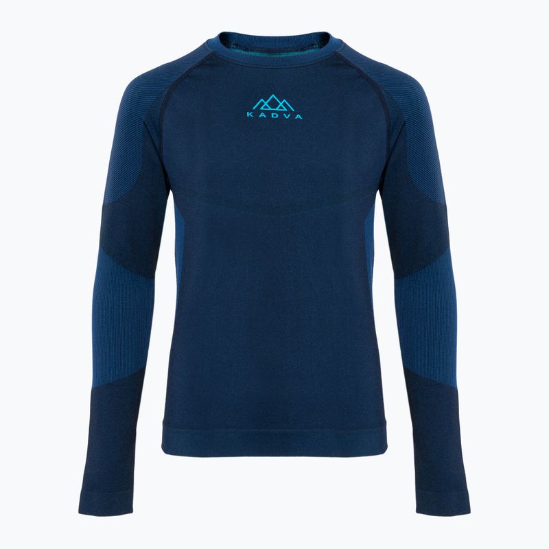 Completo di biancheria termica per bambini KADVA Frosty Jrb Set senza cuciture blu navy 7