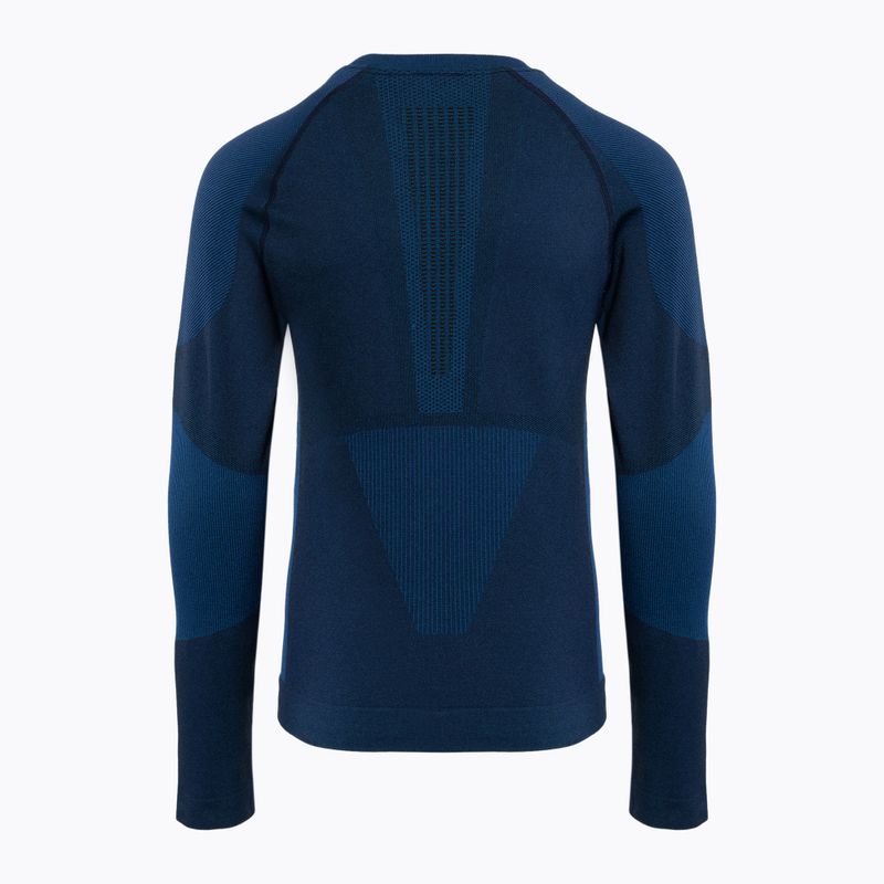 Completo di biancheria termica per bambini KADVA Frosty Jrb Set senza cuciture blu navy 8
