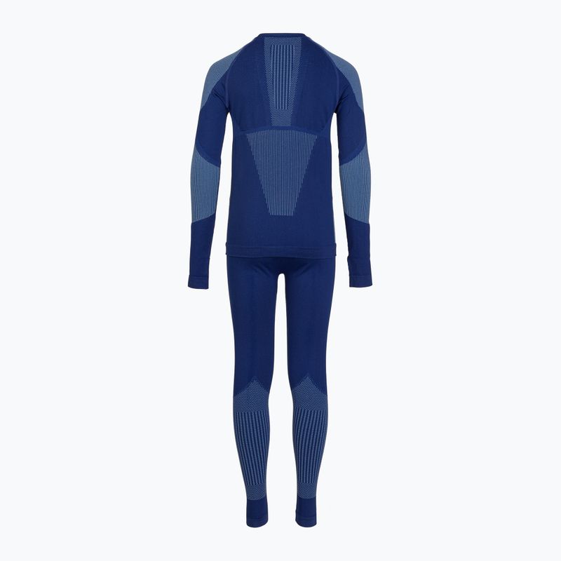 Completo di biancheria termica per bambini KADVA Frosty Jrb Set senza cuciture blu navy 2