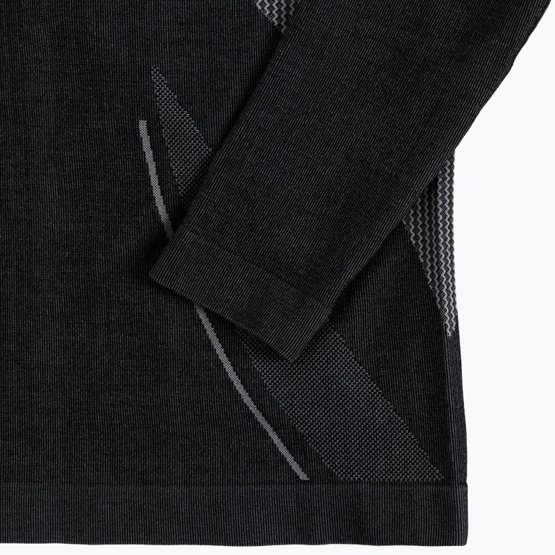 Completo di biancheria intima termica da donna KADVA Streif W Set senza cuciture nero 22