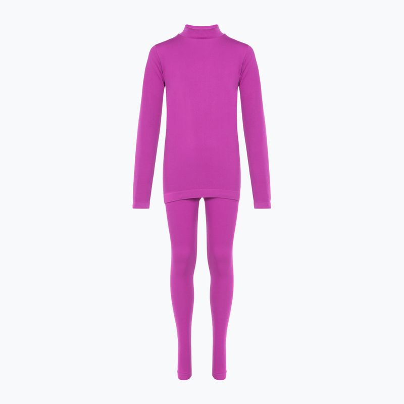 Completo di biancheria intima termica da donna KADVA Glacier W Set senza cuciture fucsia 13