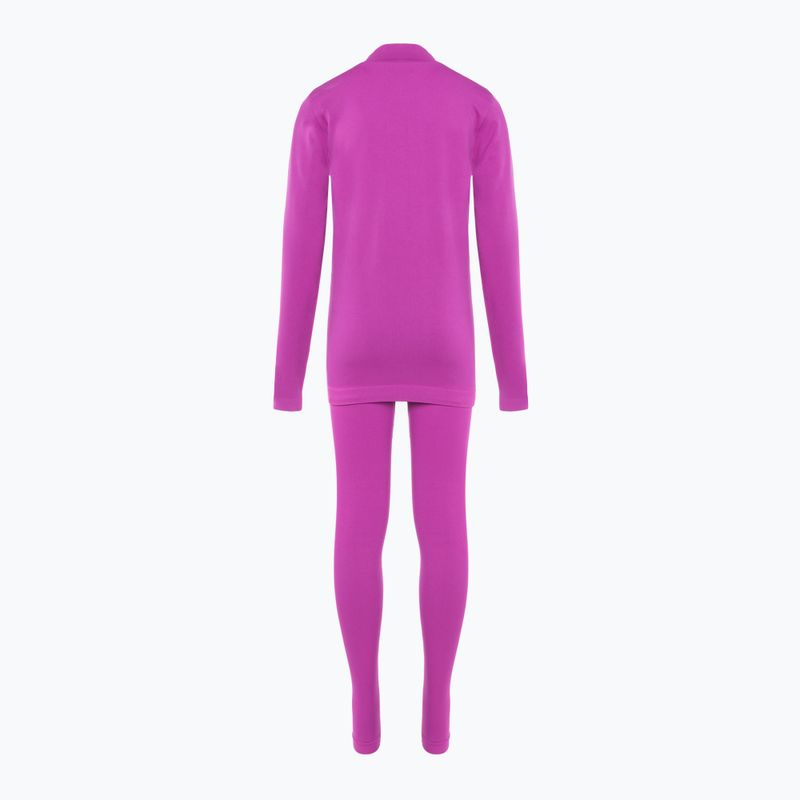 Completo di biancheria intima termica da donna KADVA Glacier W Set senza cuciture fucsia 14
