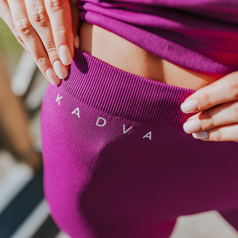 Completo di biancheria intima termica da donna KADVA Glacier W Set senza cuciture fucsia 12