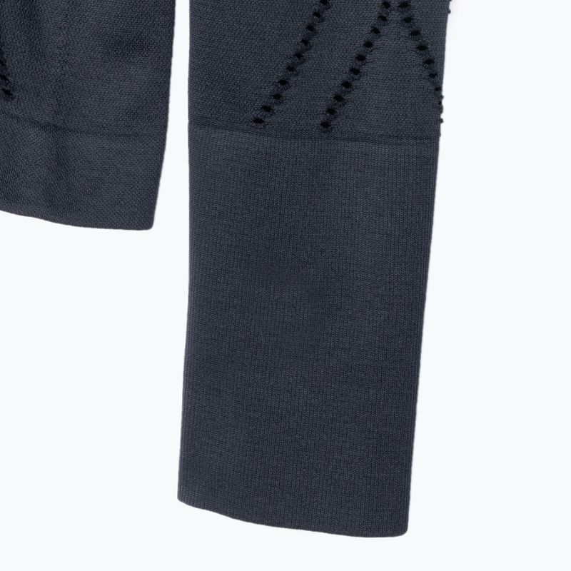 Felpa donna KADVA Heat W senza cuciture nera 15