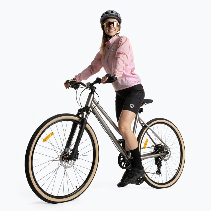 Giacca da ciclismo donna ATTABO Cahayo Giacca antivento rosa 7