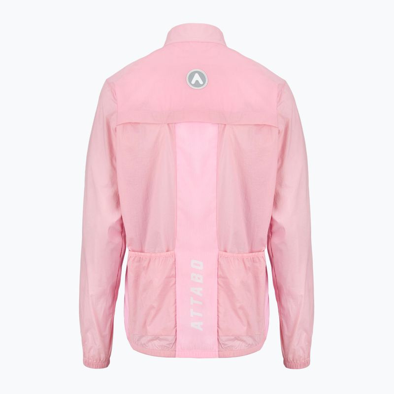 Giacca da ciclismo donna ATTABO Cahayo Giacca antivento rosa 2