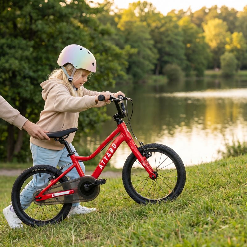 Bicicletta per bambini ATTABO EASE 16" rosso 4