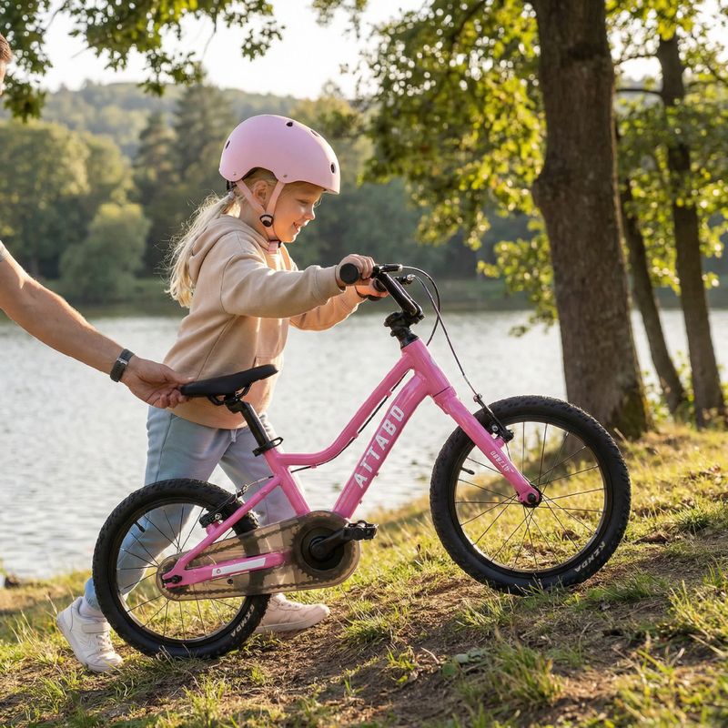 Bicicletta per bambini ATTABO EASE 16" rosa 6